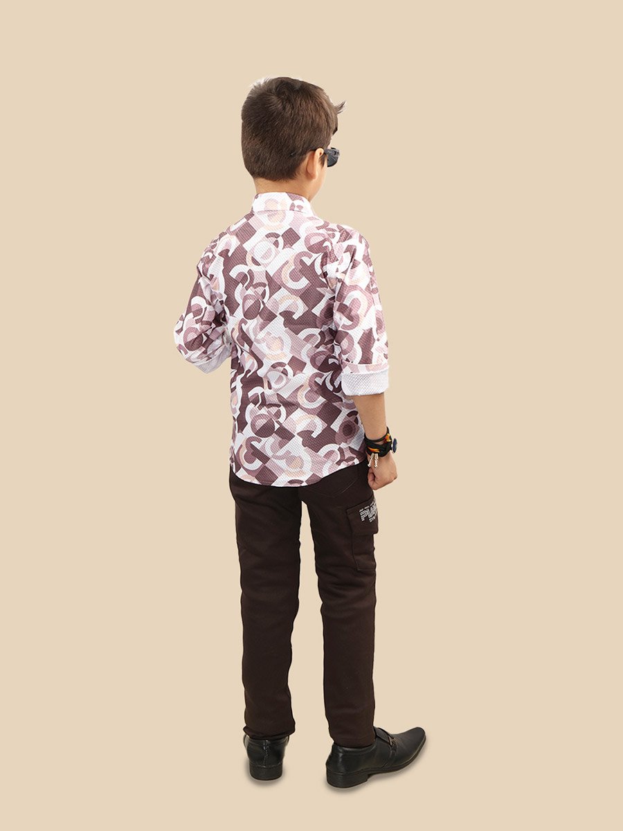 Printed Buttoned Shirt and Pant Set