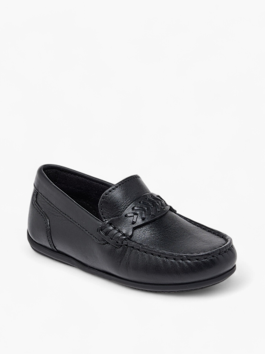 Textured Slip-On Loafers
