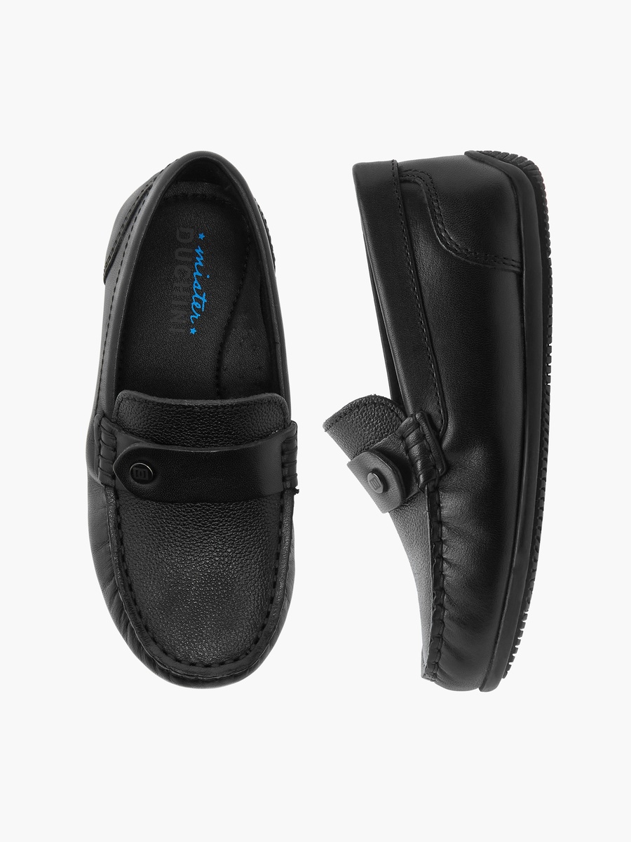 Textured Slip-On Moccasins