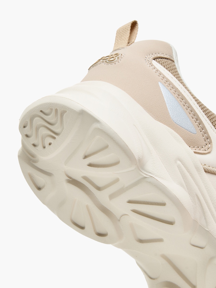 Panelled Sneakers with Lace-Up Closure
