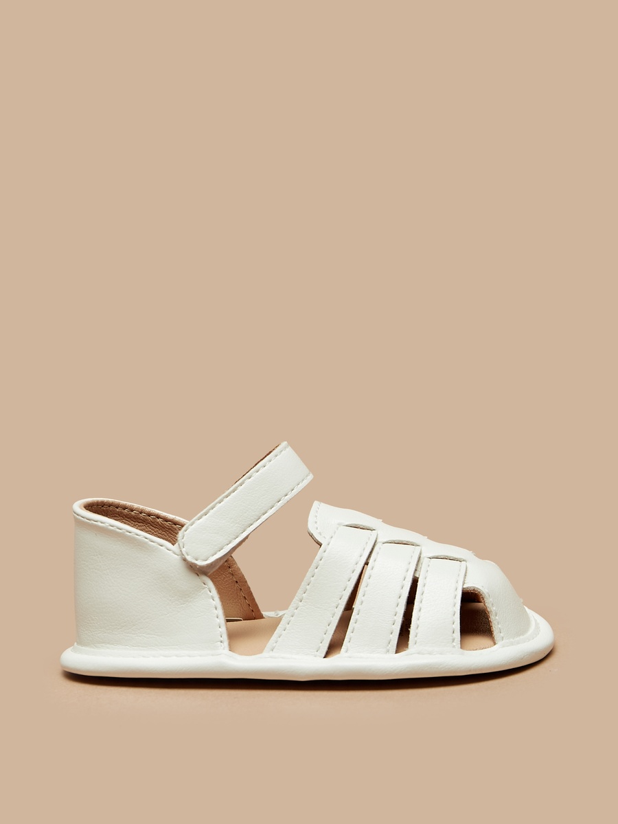 Sandals with Hook and Loop Closure
