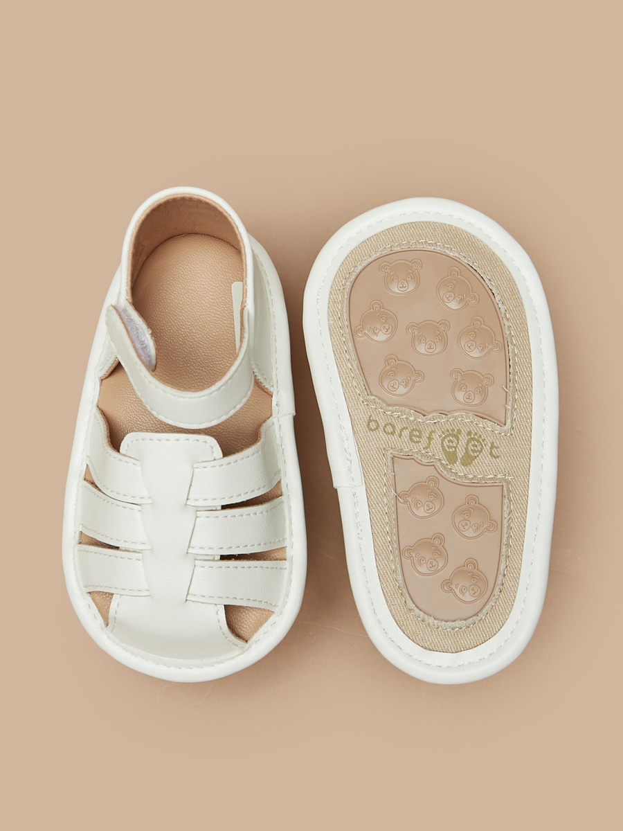 Sandals with Hook and Loop Closure