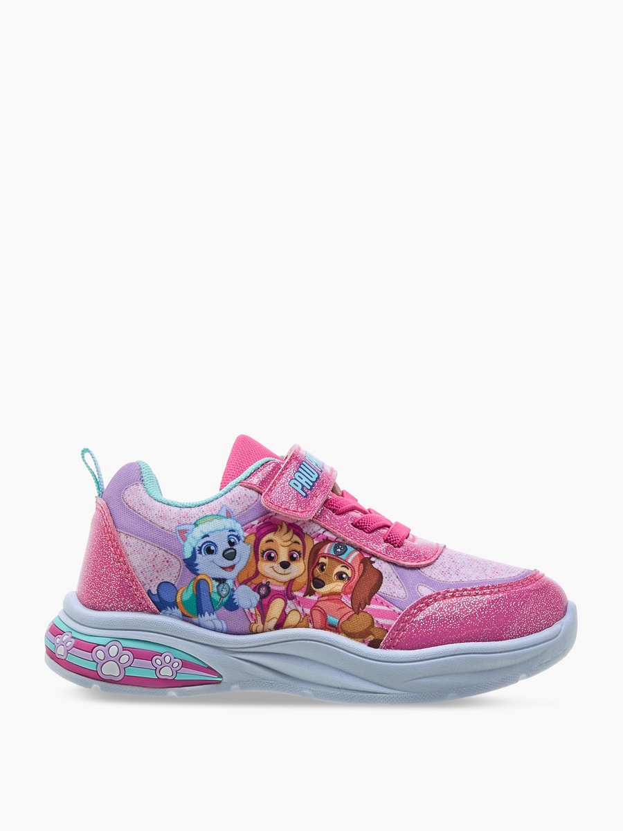 Paw Patrol Printed Light-Up Sneakers with Hook and Loop Closure