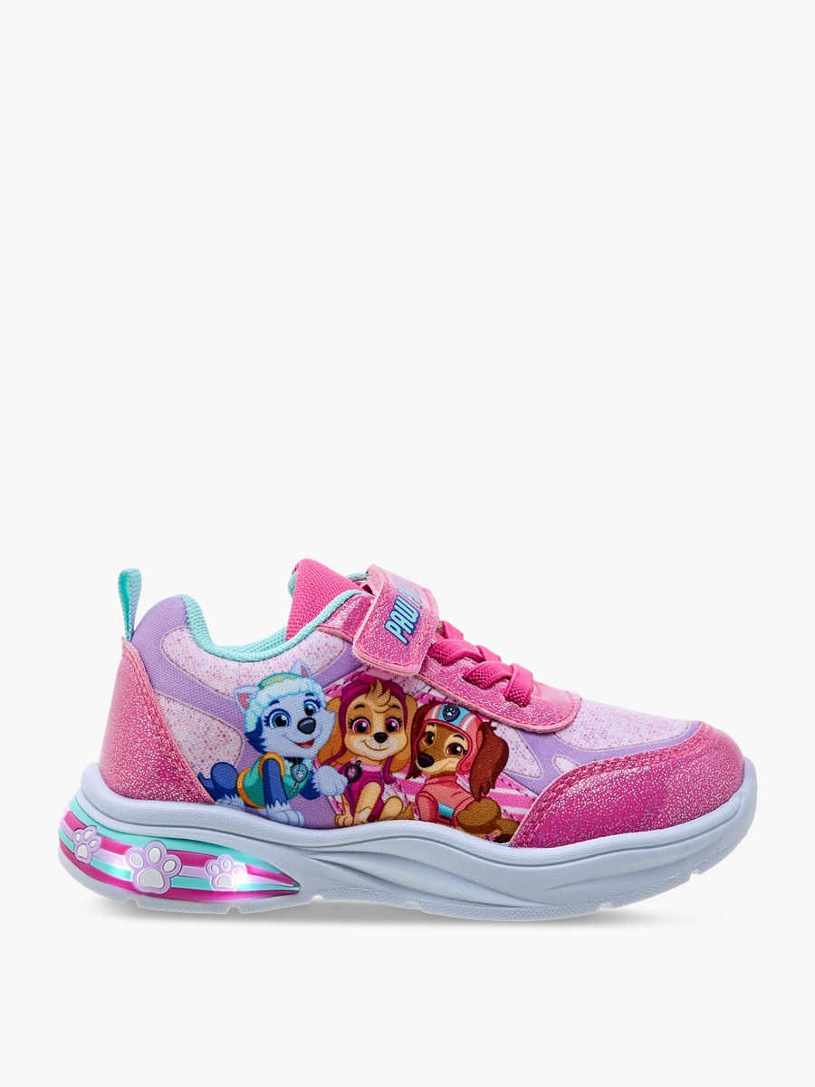 Paw Patrol Printed Light-Up Sneakers with Hook and Loop Closure