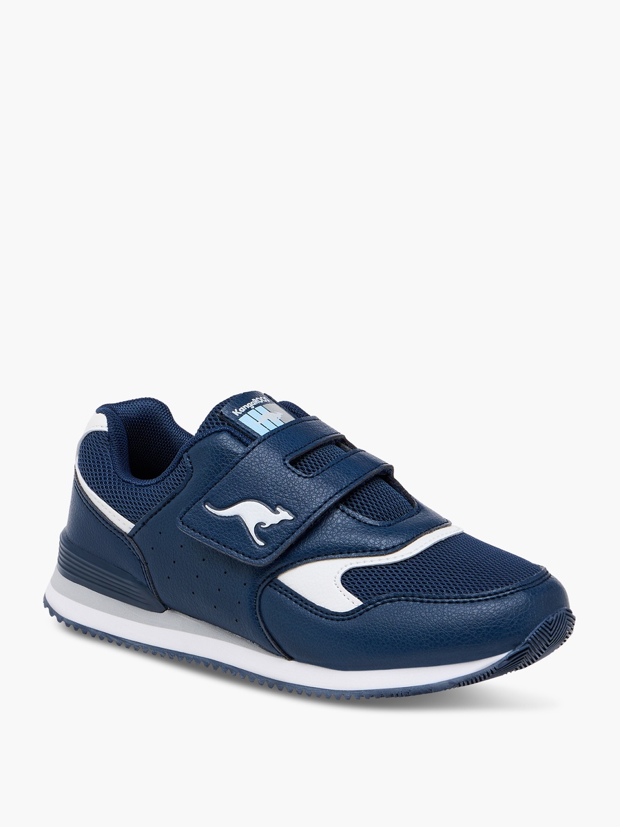 Logo Print Sports Shoes with Hook and Loop Closure