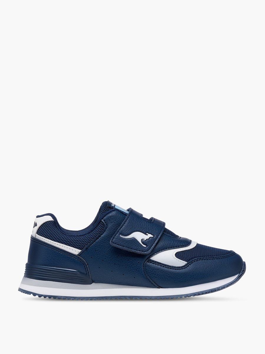 Logo Print Sports Shoes with Hook and Loop Closure