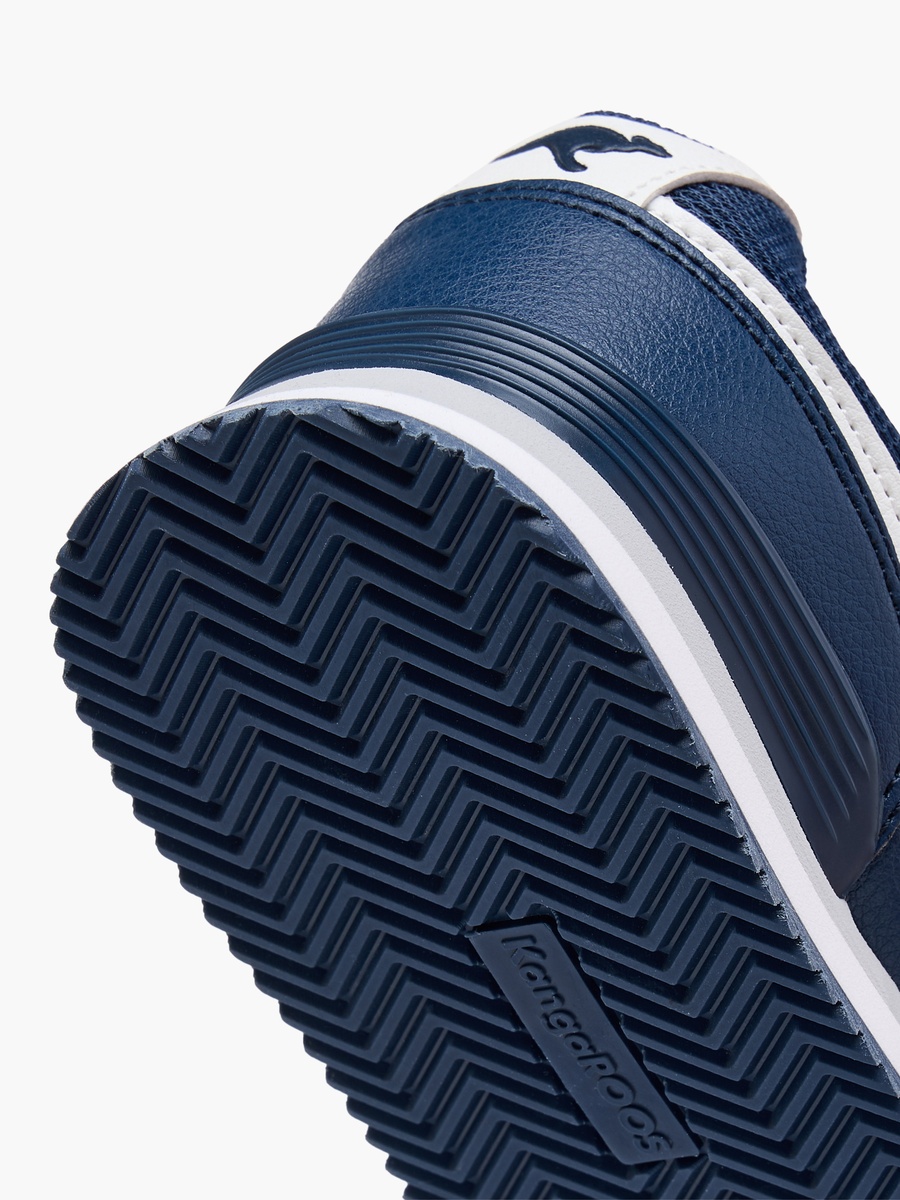 Logo Print Sports Shoes with Hook and Loop Closure