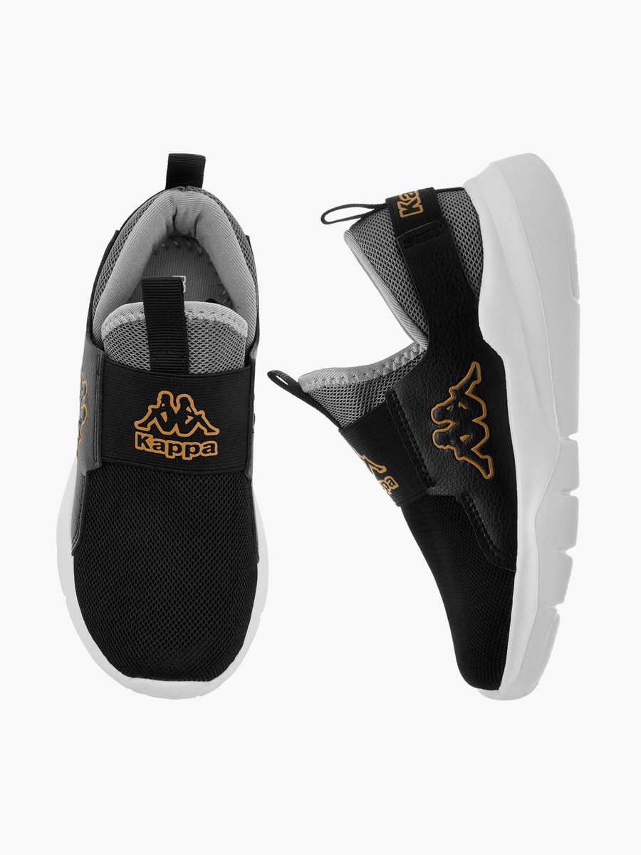 Logo Detail Slip-On Sports Shoes with Pull Up Tab