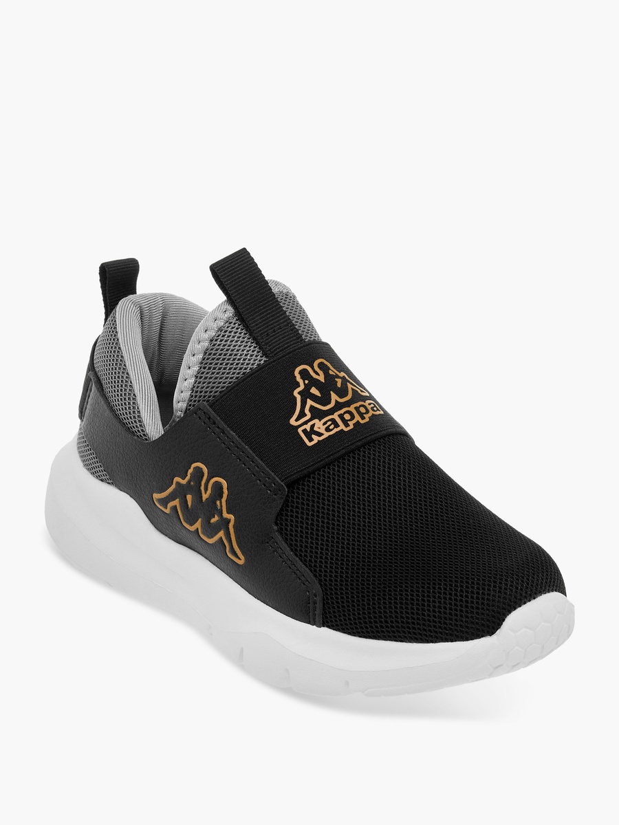 Logo Detail Slip-On Sports Shoes with Pull Up Tab
