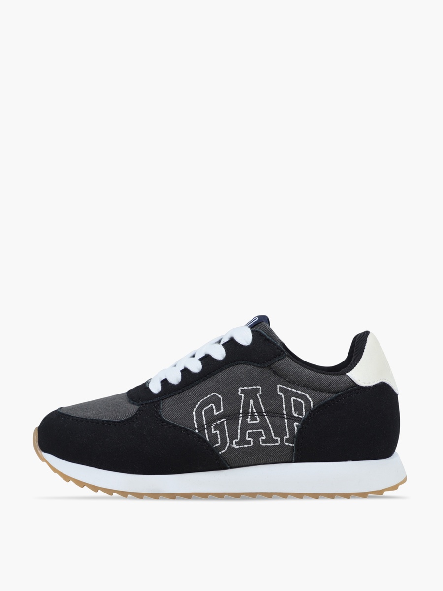 Panelled Sneakers with Lace-Up Closure