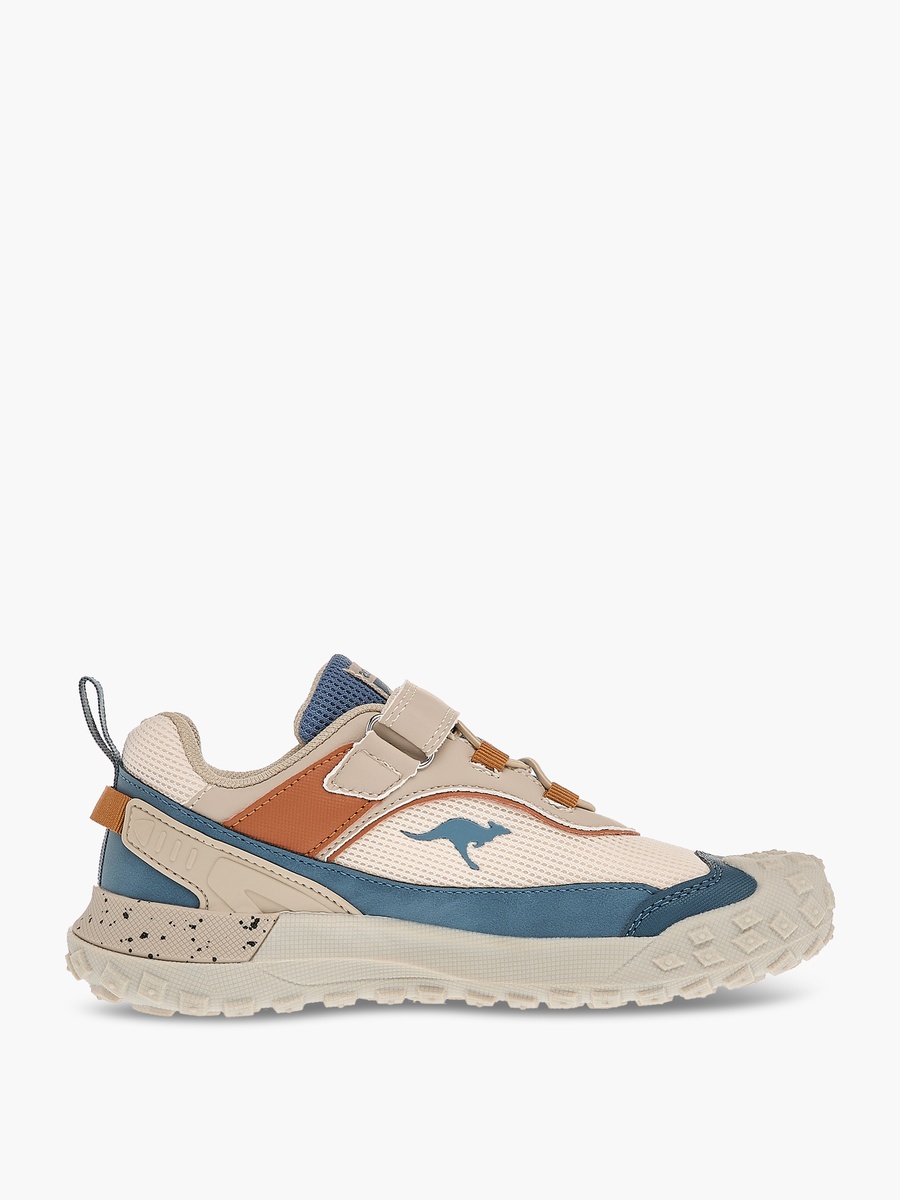 Logo Detail Sports Shoes with Hook and Loop Closure