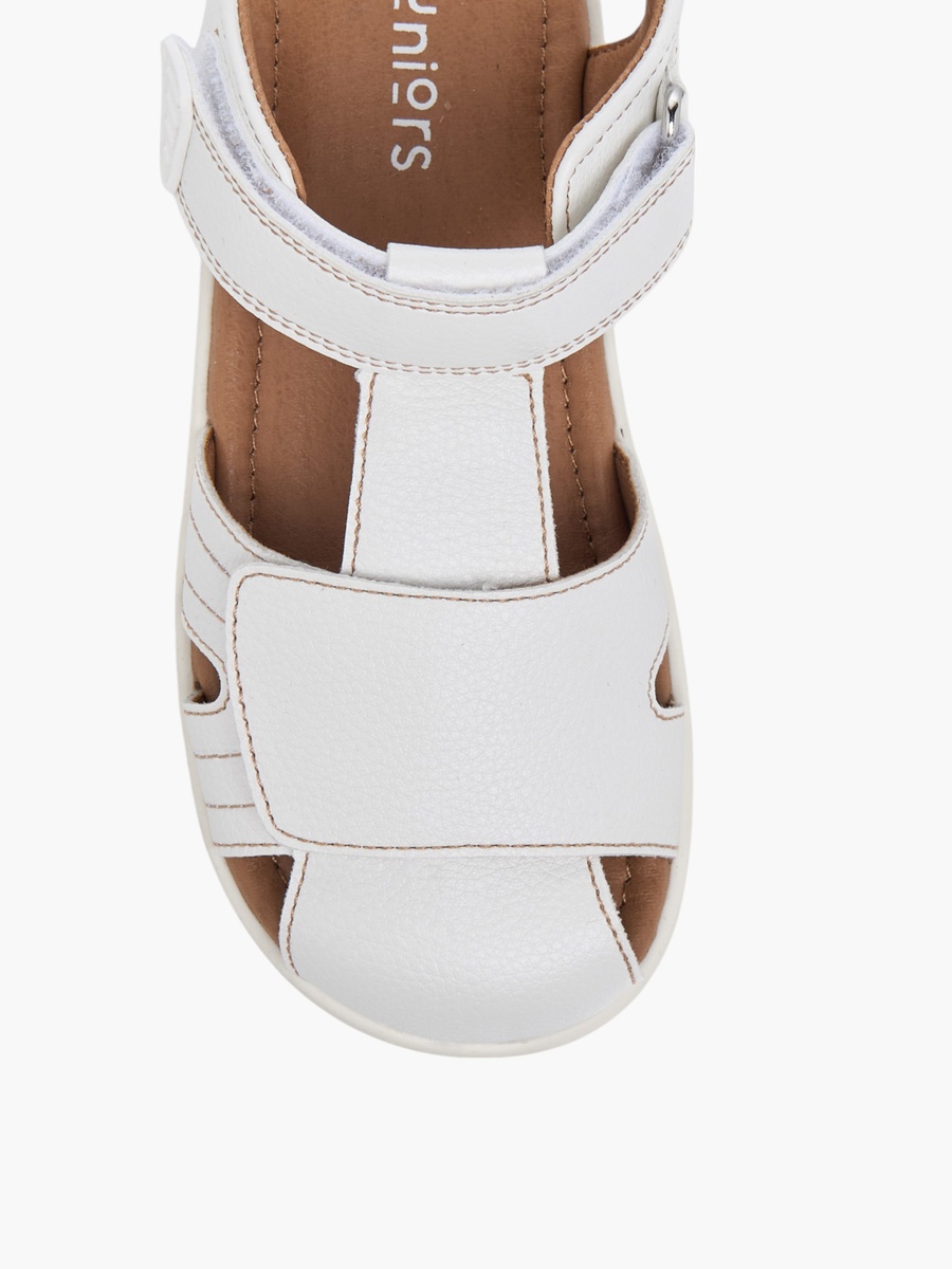 Stitch Detail Fisherman Sandals with Hook and Loop Closure