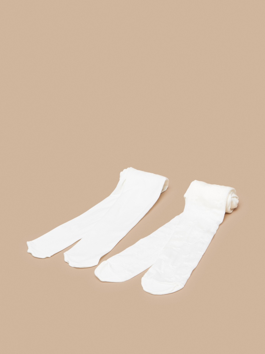 Textured Tights - Set of 2
