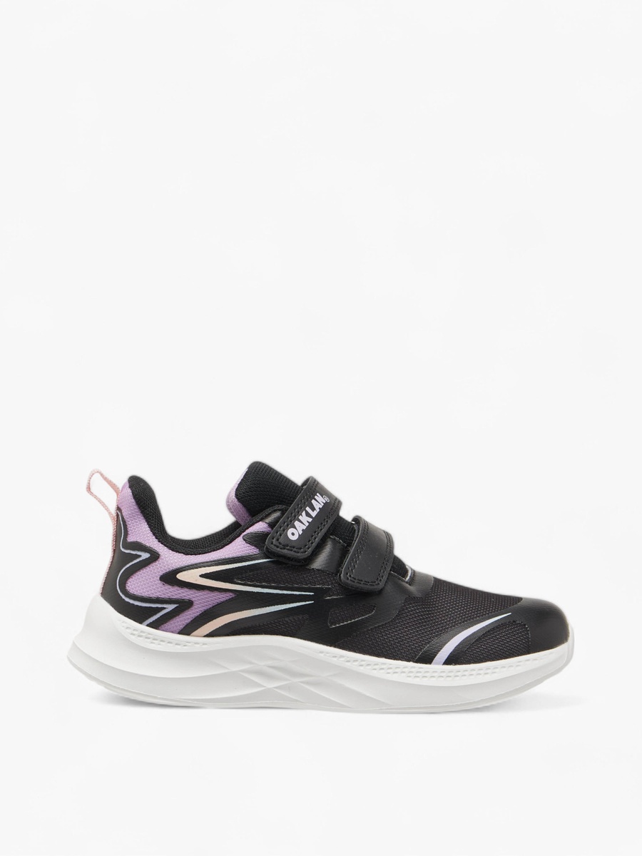 Pull Tab Detail Sports Shoes with Hook and Loop Closure