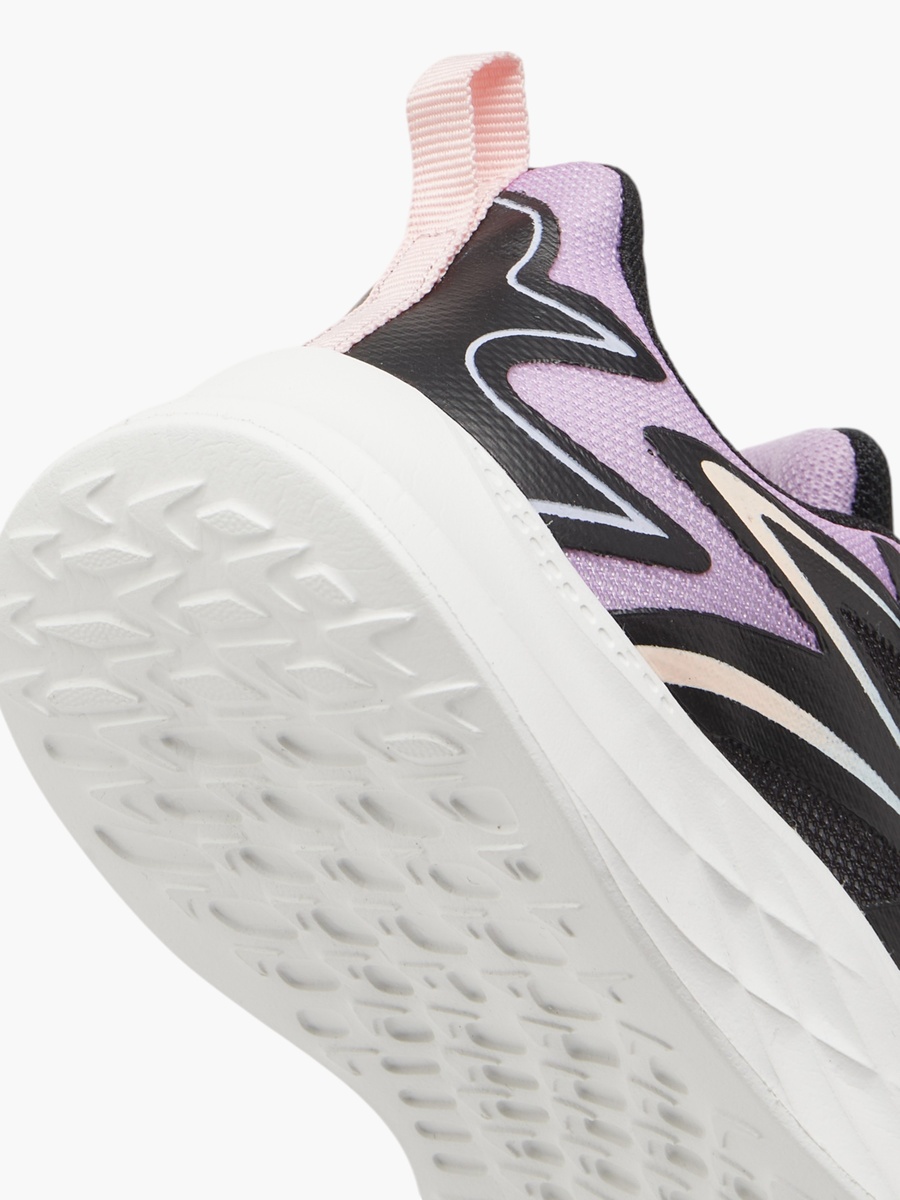 Pull Tab Detail Sports Shoes with Hook and Loop Closure