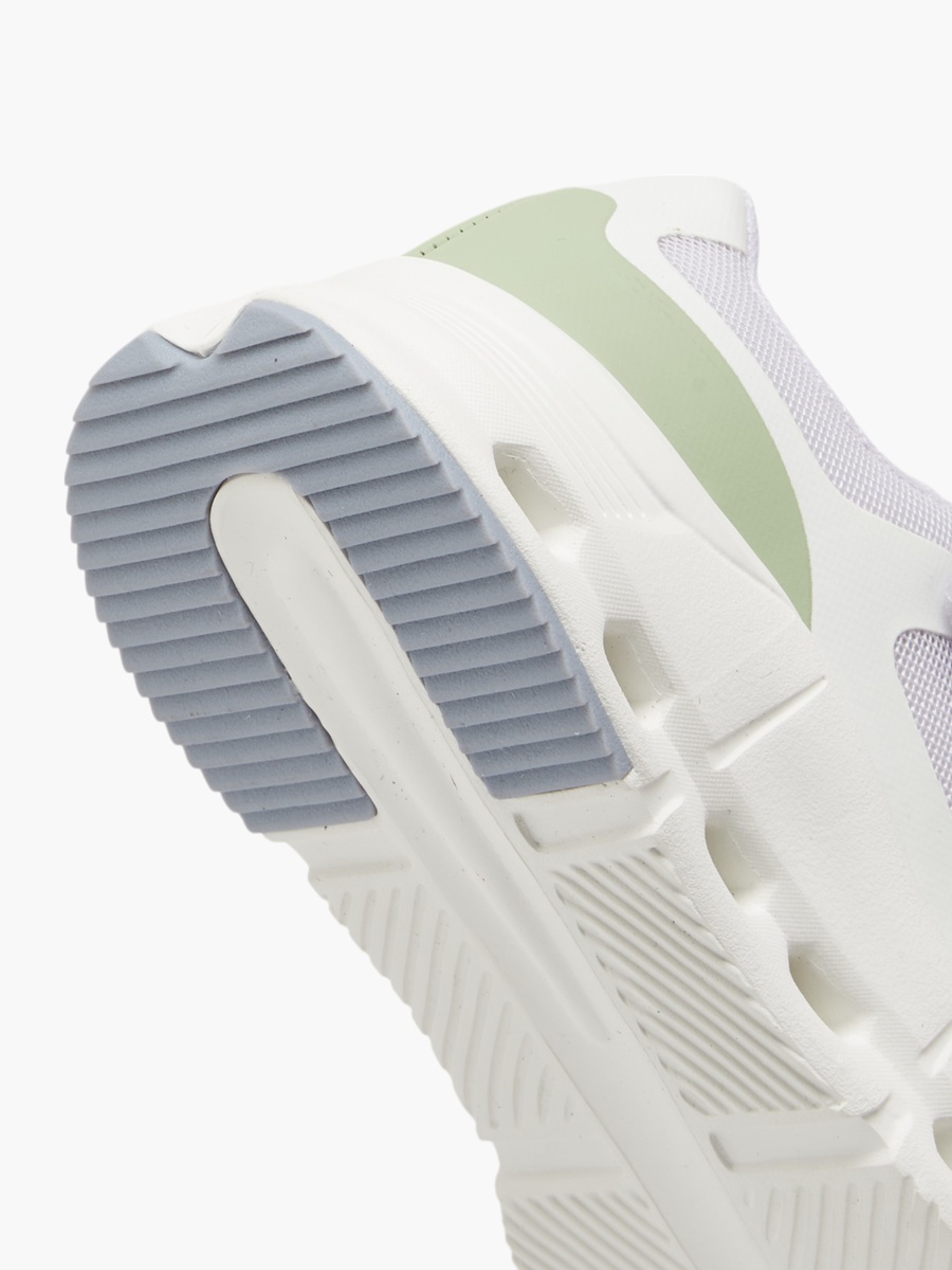 Textured Sneakers with Hook and Loop Closure