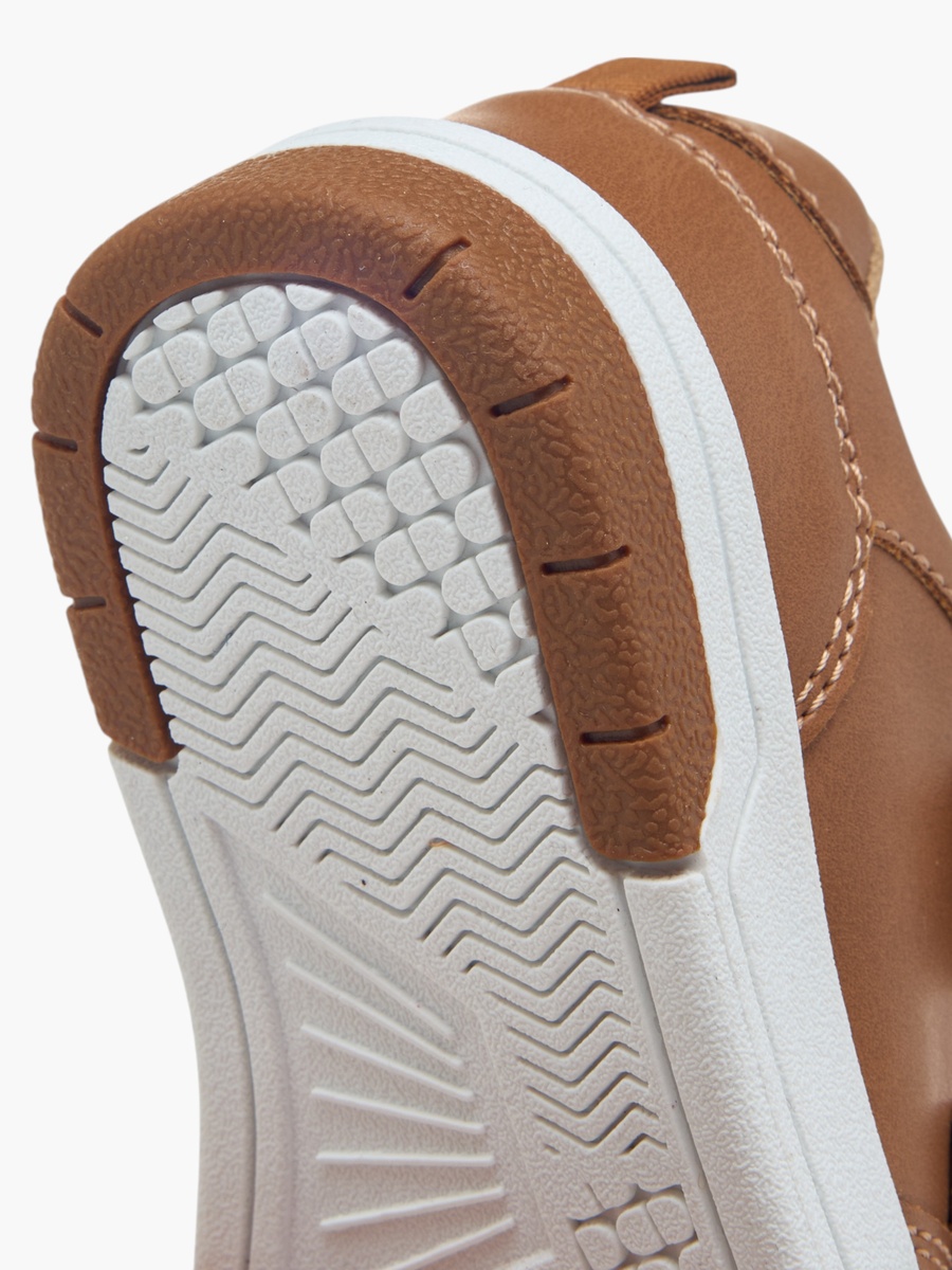 Panelled Sneakers with Hook and Loop Closure