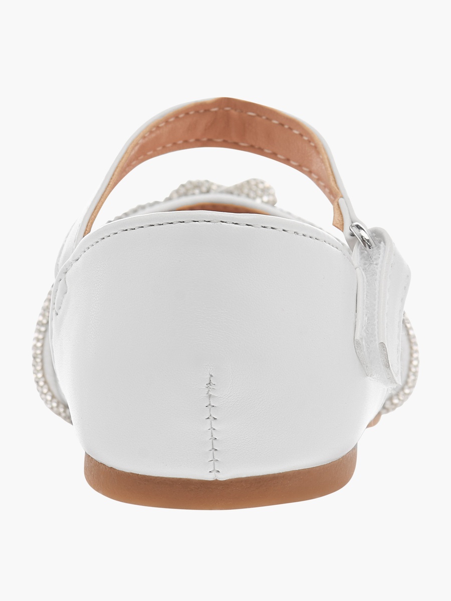 Embellished Ballerina Shoes with Hook and Loop Closure