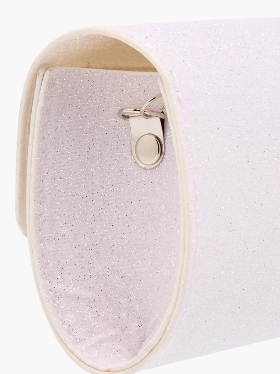 Bow Detail Embellished Sling Bag with Magnetic Closure