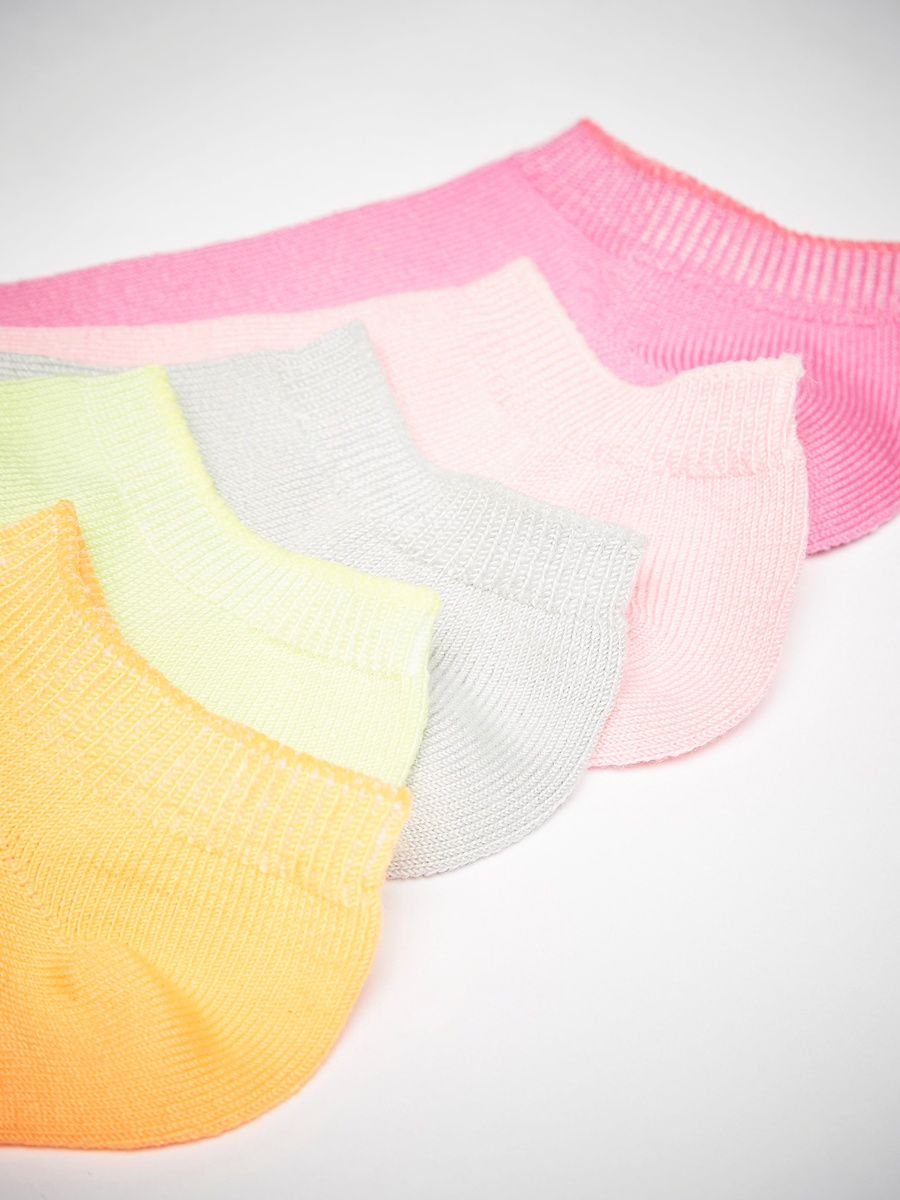 Pack of 10 - Ribbed Ankle Length Socks