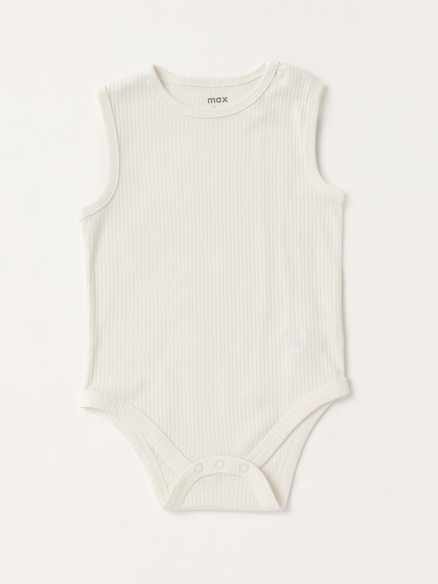 Pack of 3 - Ribbed Sleeveless Romper