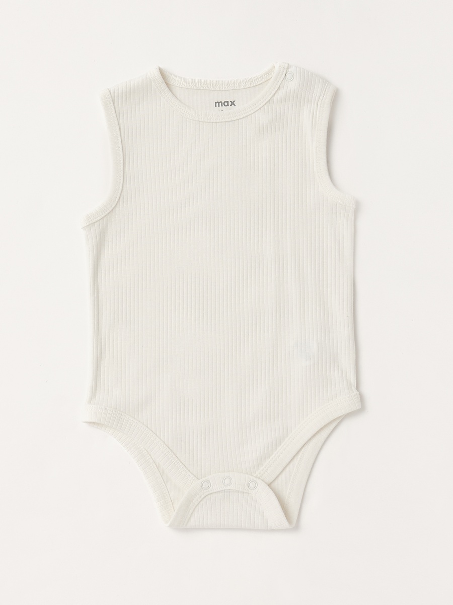 Pack of 3 - Ribbed Sleeveless Romper