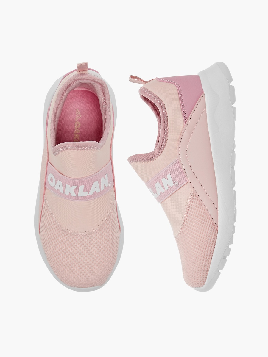 Logo Detail Slip-On Sneakers with Pull Tabs