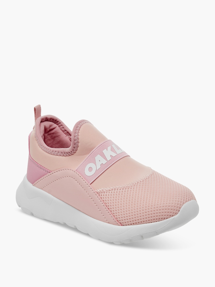 Logo Detail Slip-On Sneakers with Pull Tabs
