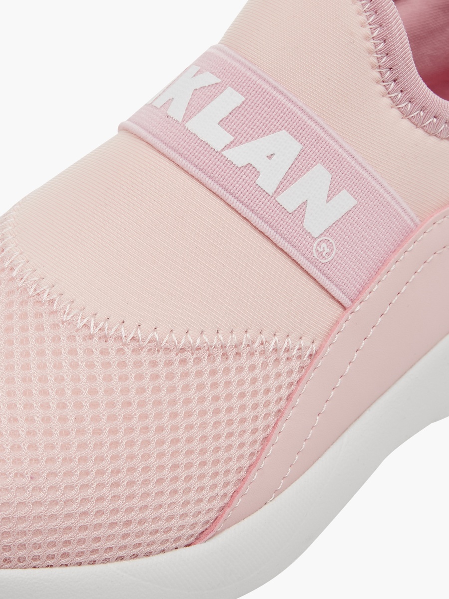 Logo Detail Slip-On Sneakers with Pull Tabs