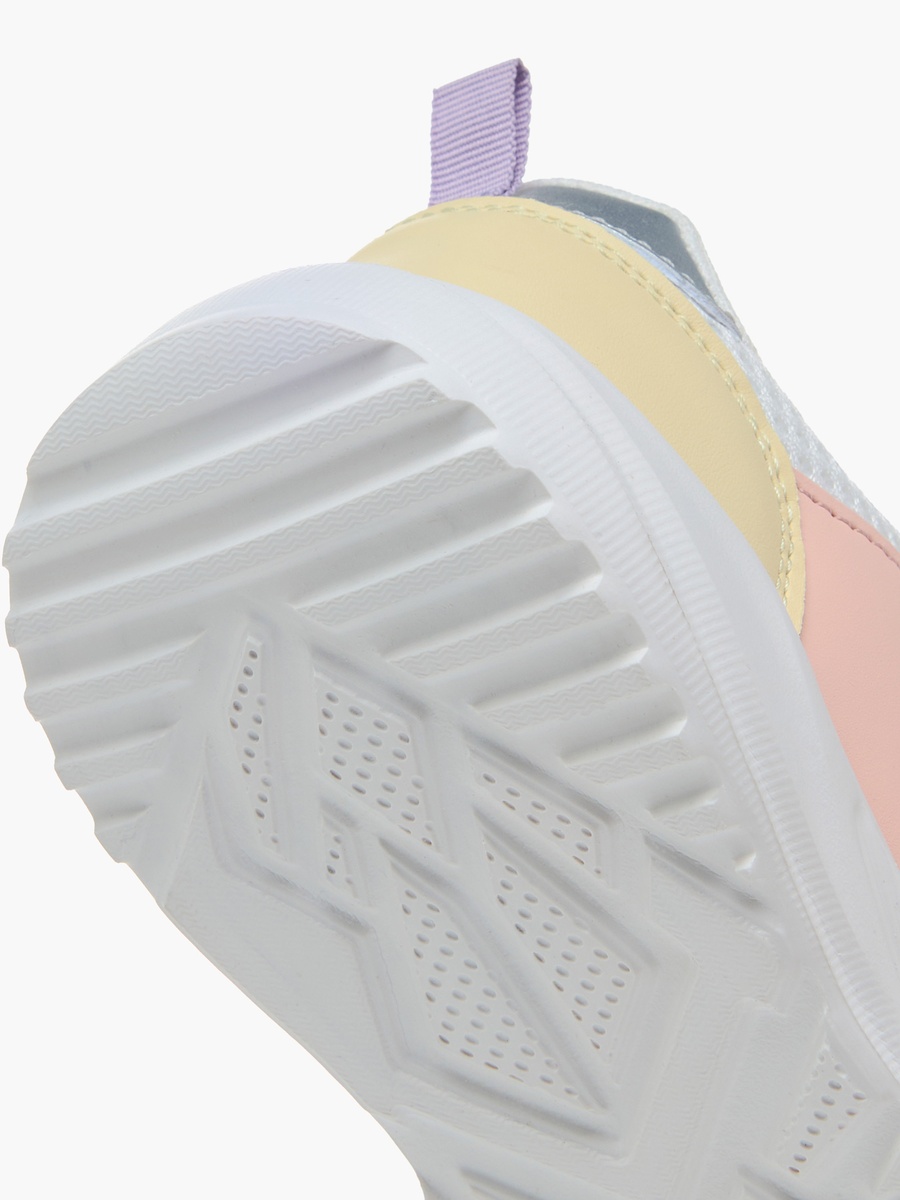 Colourblock Sneakers with Hook and Loop Closure