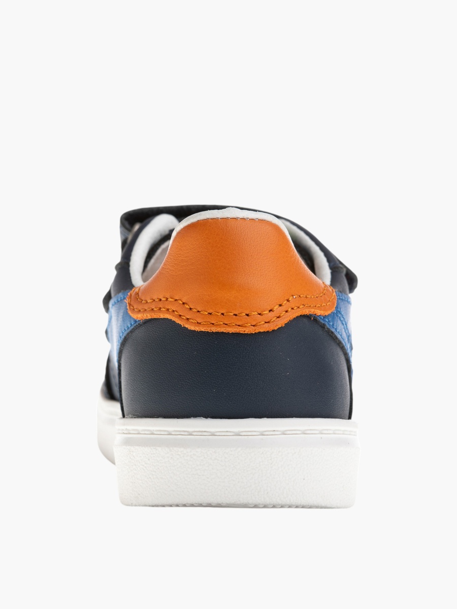 Textured Sneakers with Hook and Loop Closure