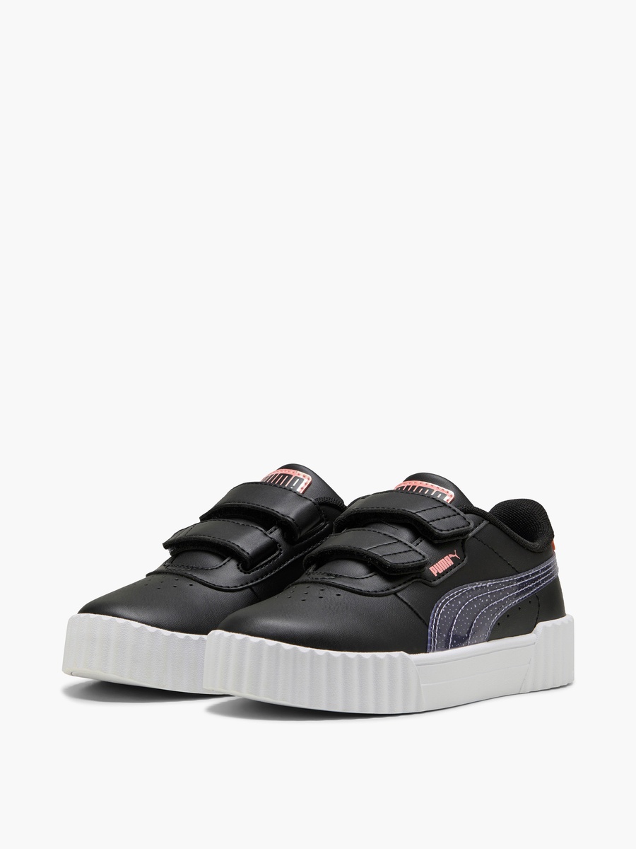 Logo Detail Sneakers with Hook and Loop Closure - CARINA 3.0 BLURRY DREAMS