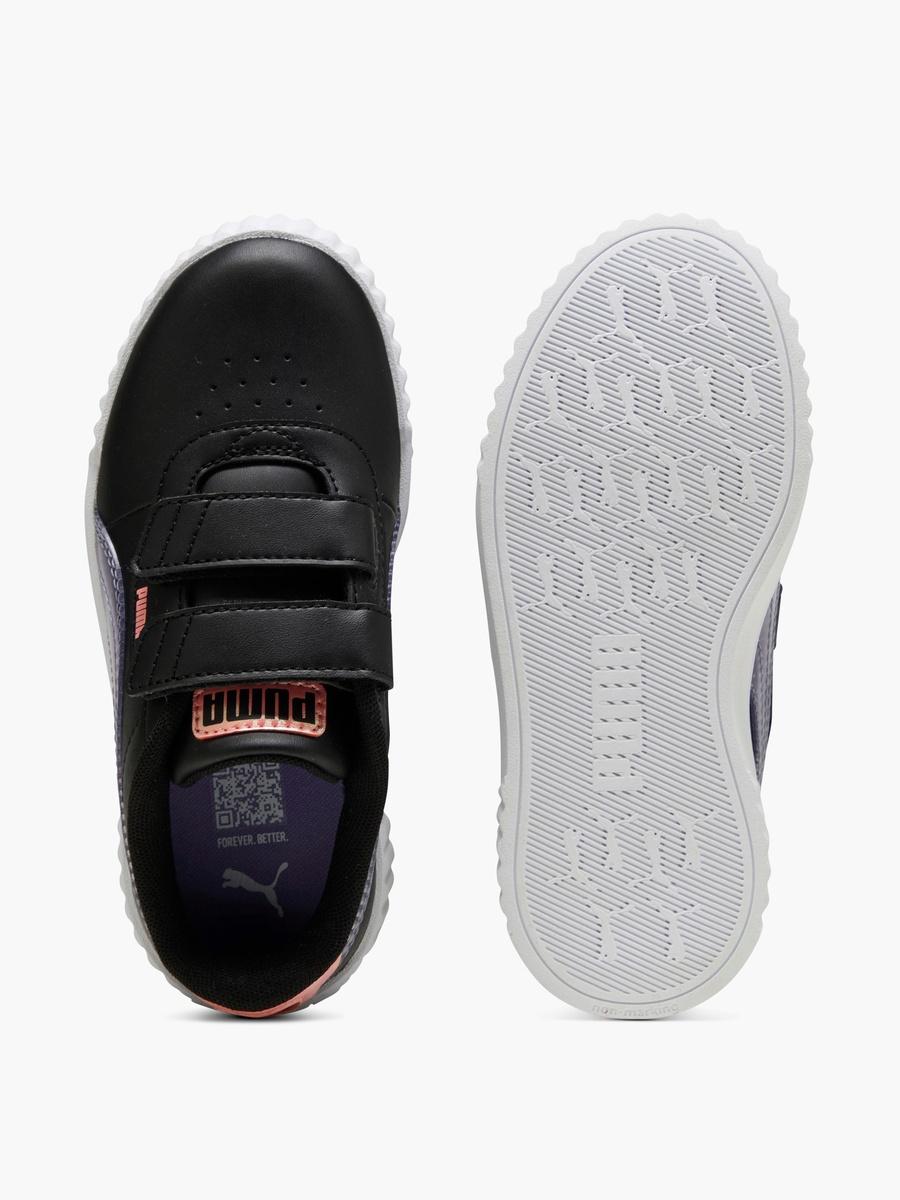 Logo Detail Sneakers with Hook and Loop Closure - CARINA 3.0 BLURRY DREAMS