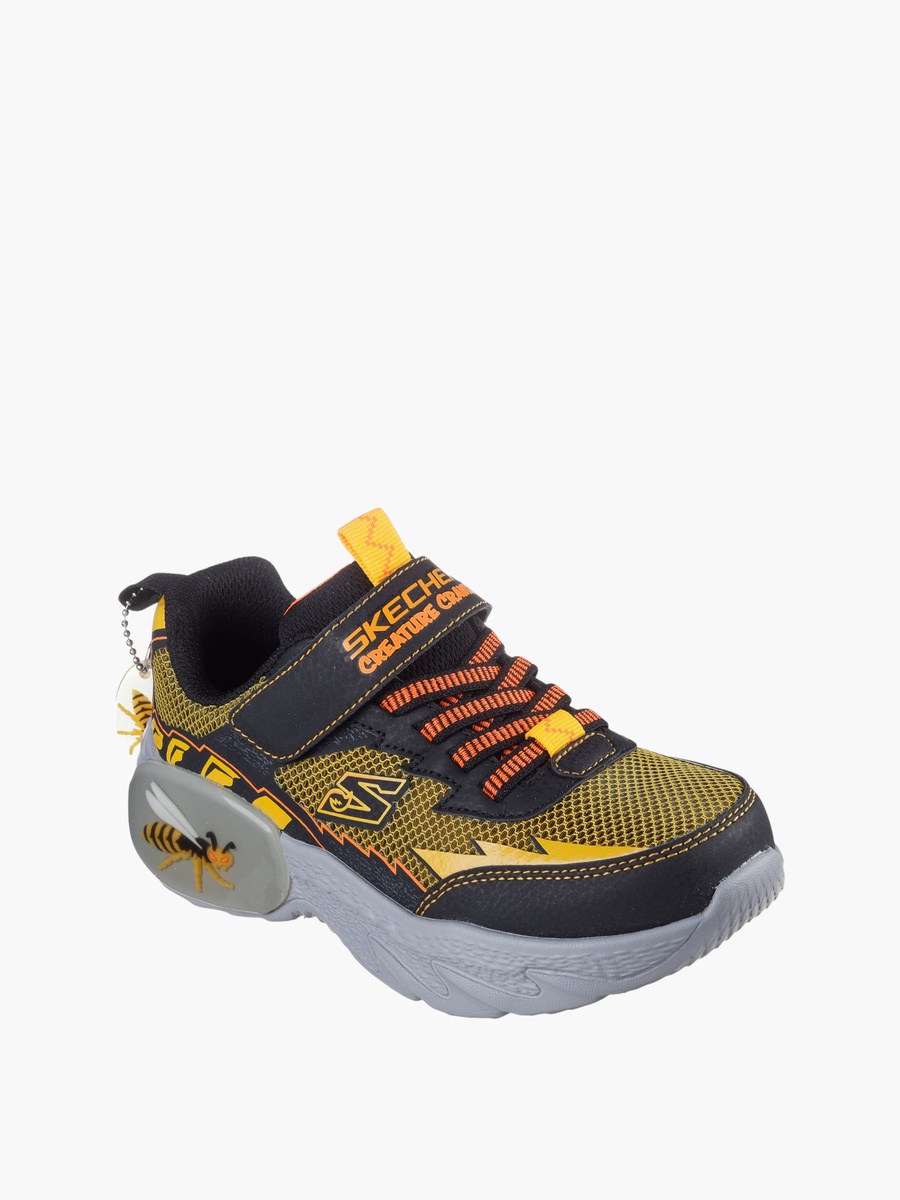 Logo Detail Sports Shoes with Hook and Loop Closure - CREATURECRAWLERS