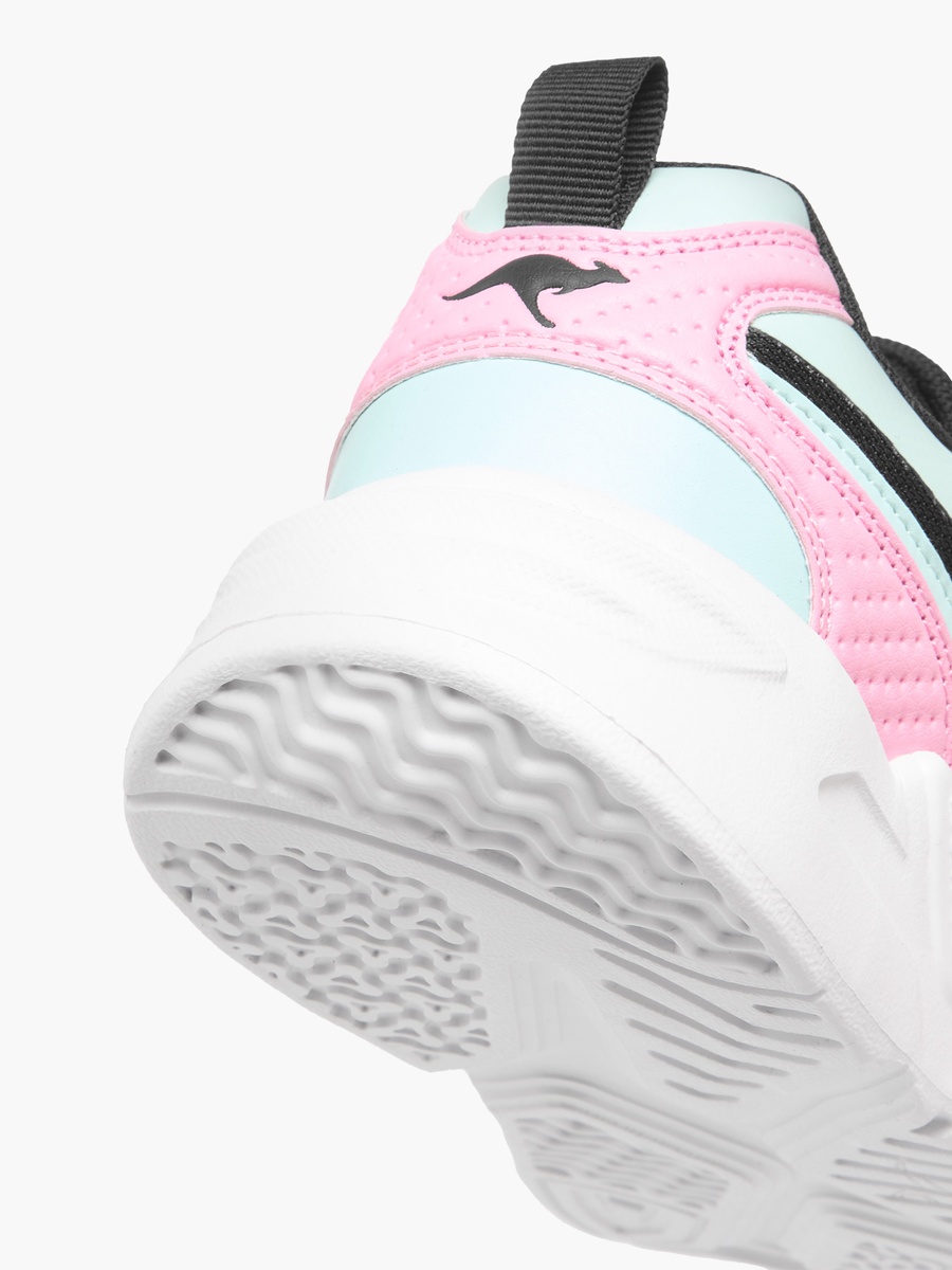 Logo Detail Sports Shoes with Hook and Loop Closure