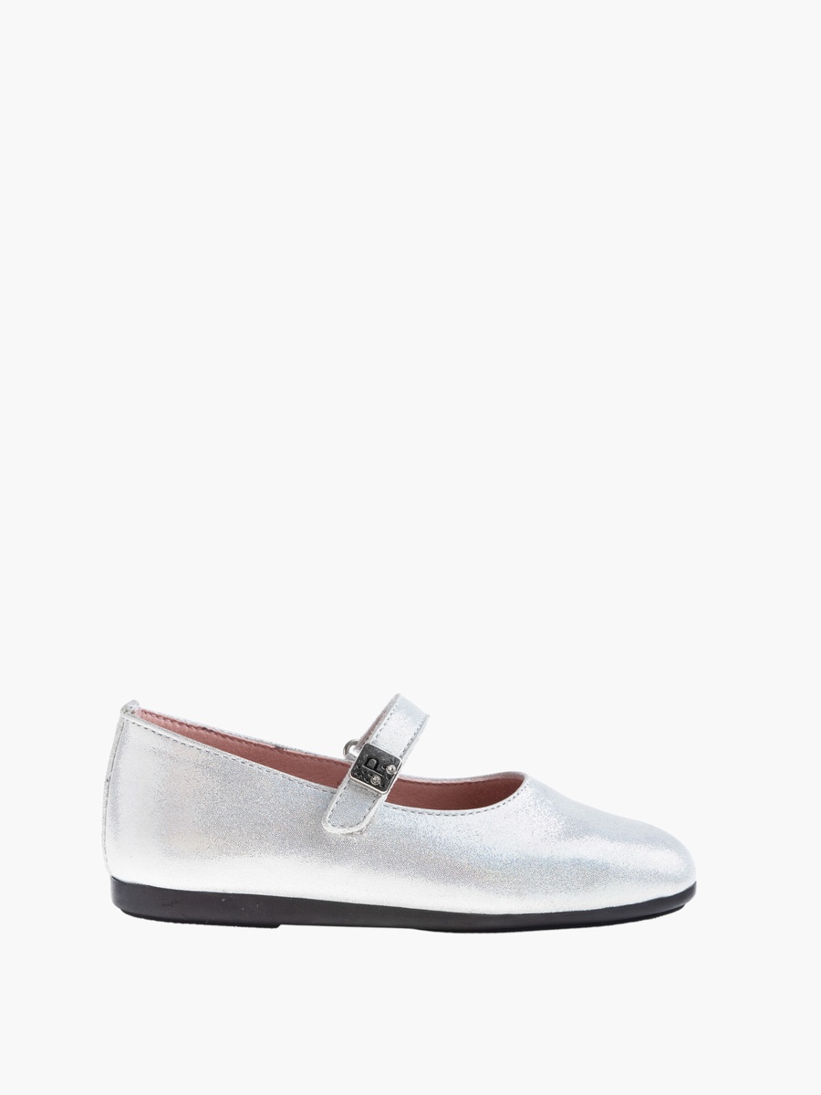 Solid Mary Jane Shoes with Hook and Loop Closure