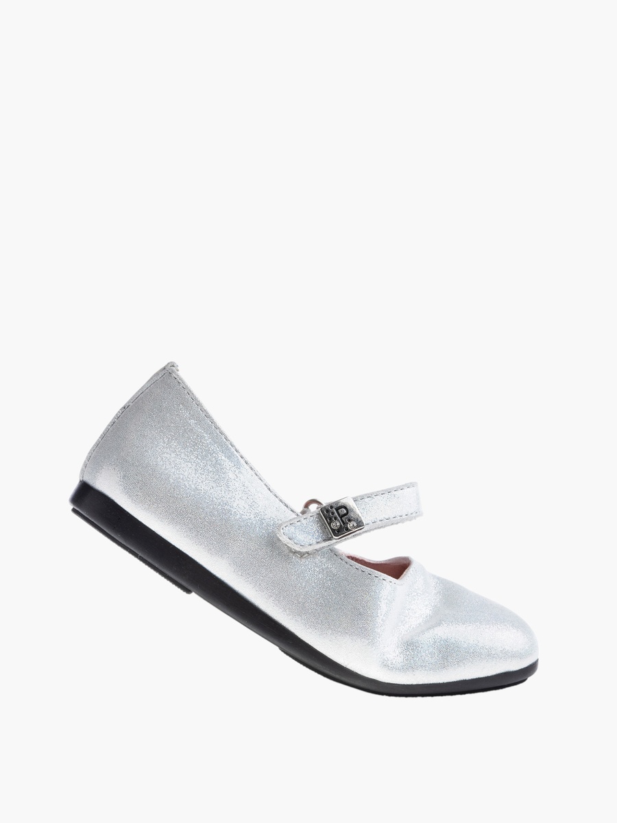 Solid Mary Jane Shoes with Hook and Loop Closure