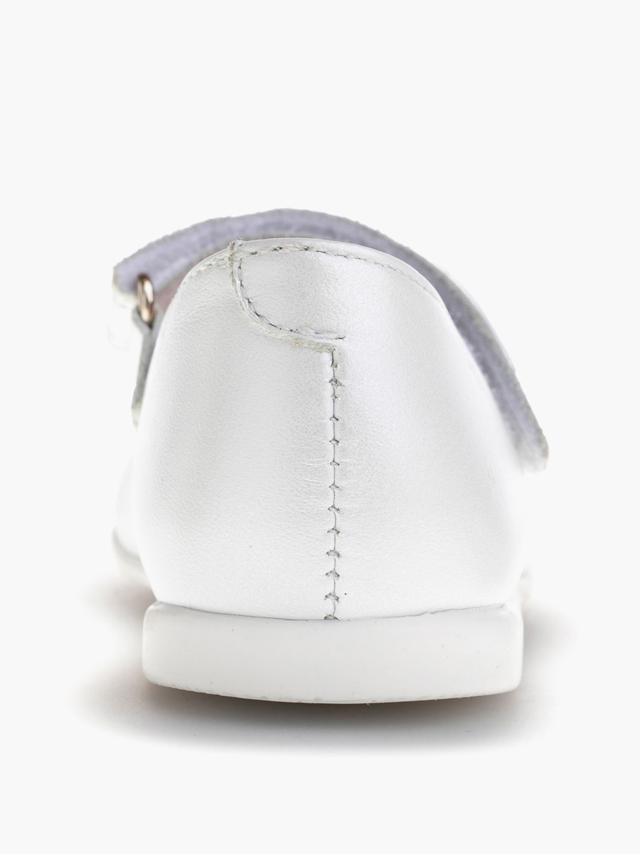 Bow Accent Mary Jane Shoes with Hook and Loop Closure