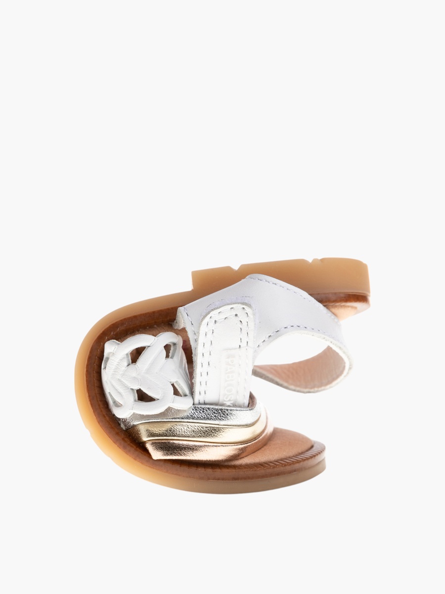 Strap Sandals with Hook and Loop Closure