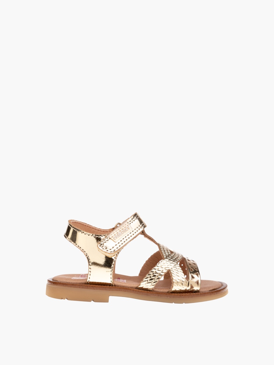Strap Sandals with Hook and Loop Closure