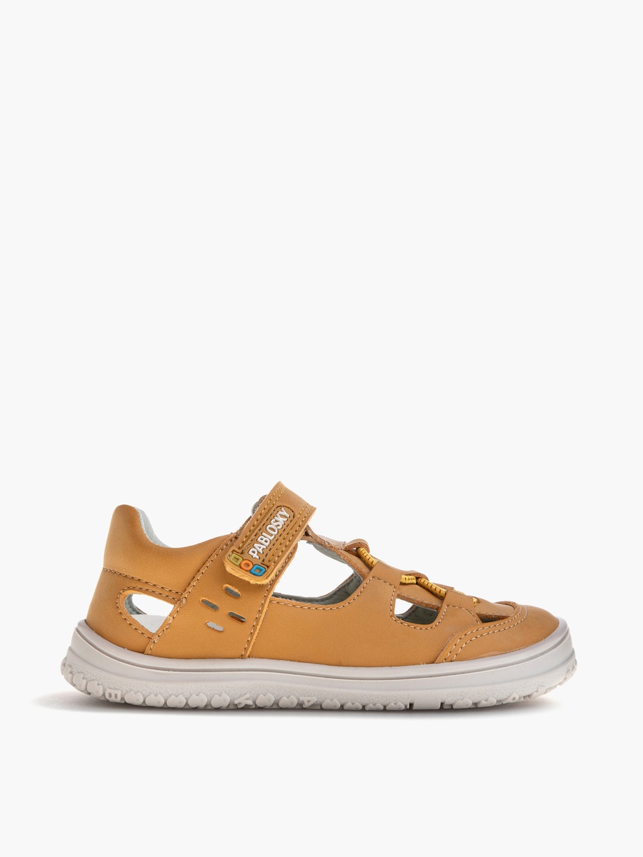Panelled Sandals with Hook and Loop Closure