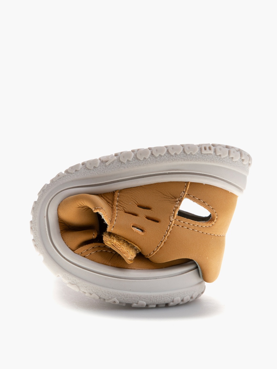 Panelled Sandals with Hook and Loop Closure