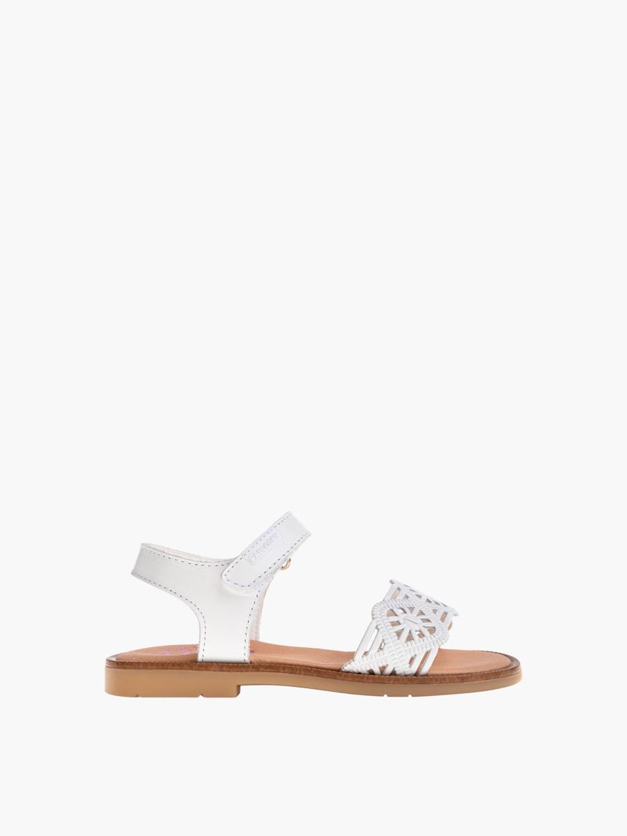 Strap Sandals with Hook and Loop Closure