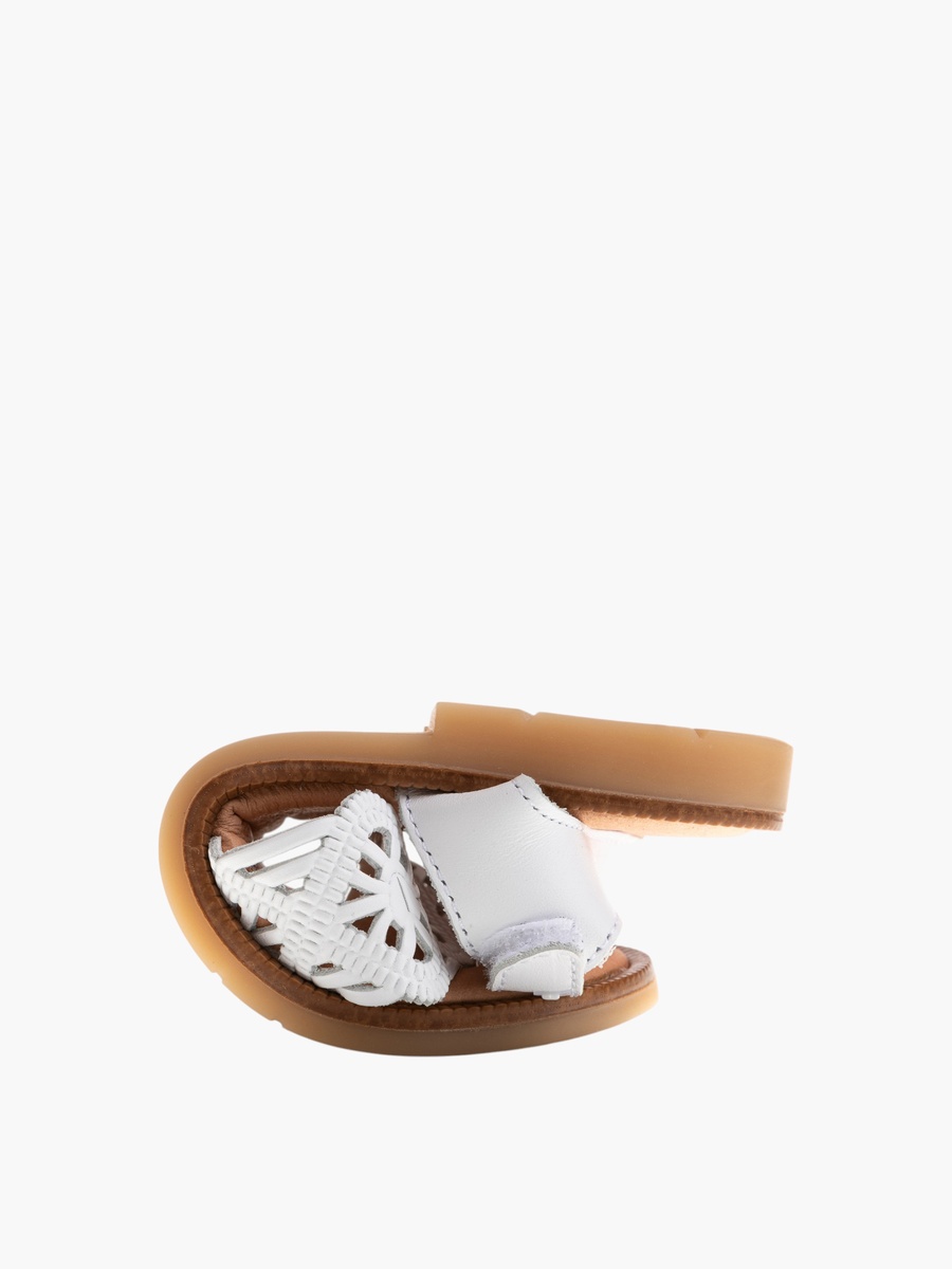 Strap Sandals with Hook and Loop Closure