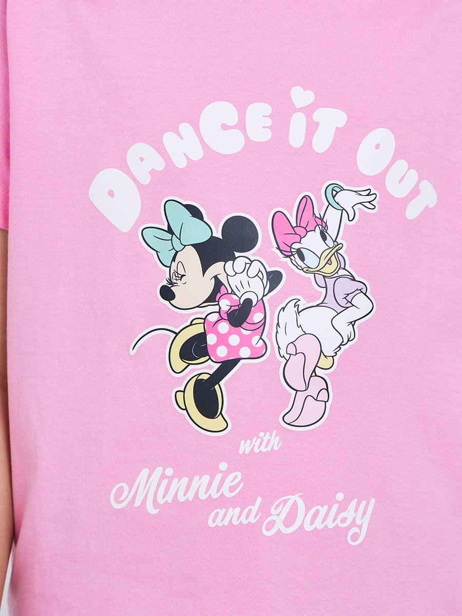 Teens Minnie-Daisy Print T-Shirt and Pyjama Set