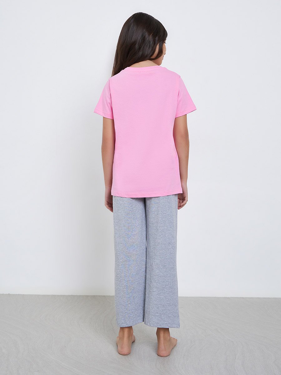 Teens Minnie-Daisy Print T-Shirt and Pyjama Set
