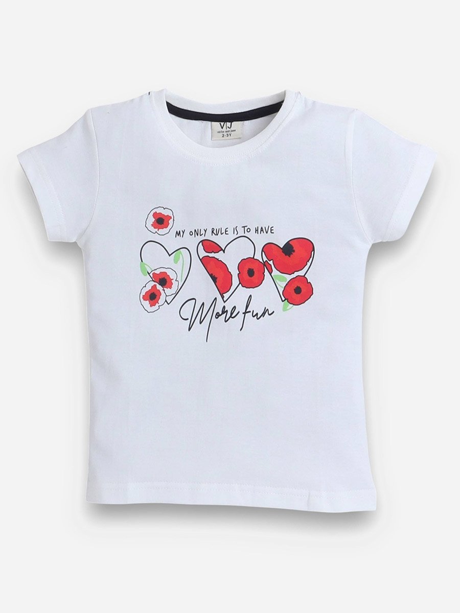 Graphic Print T-Shirt and All-Over Printed Shorts Set