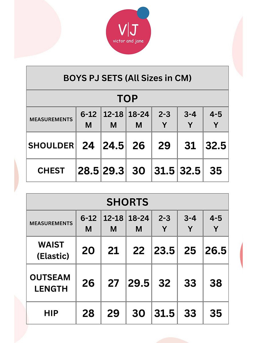 All-Over Printed Cotton T-Shirt and Shorts Set