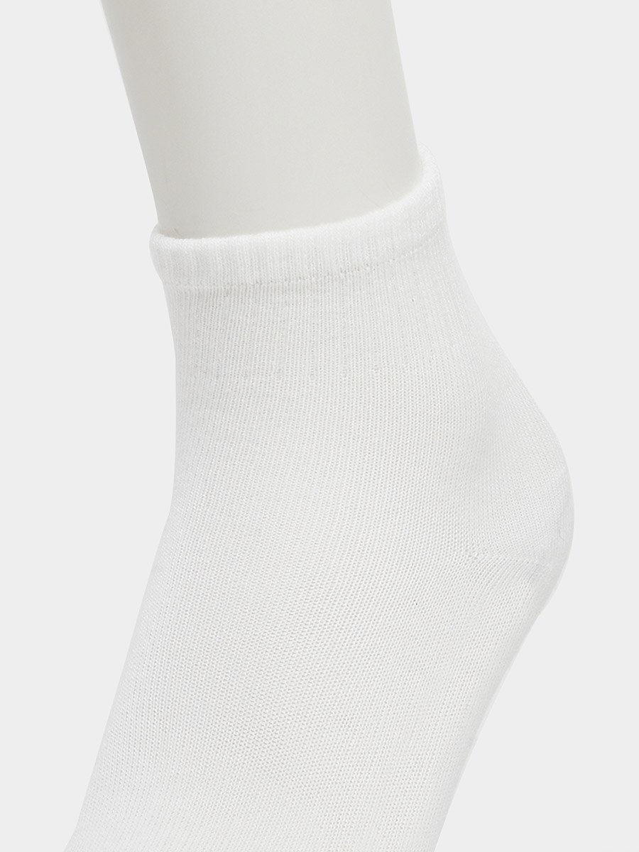 Set of 5 - Solid Crew Socks