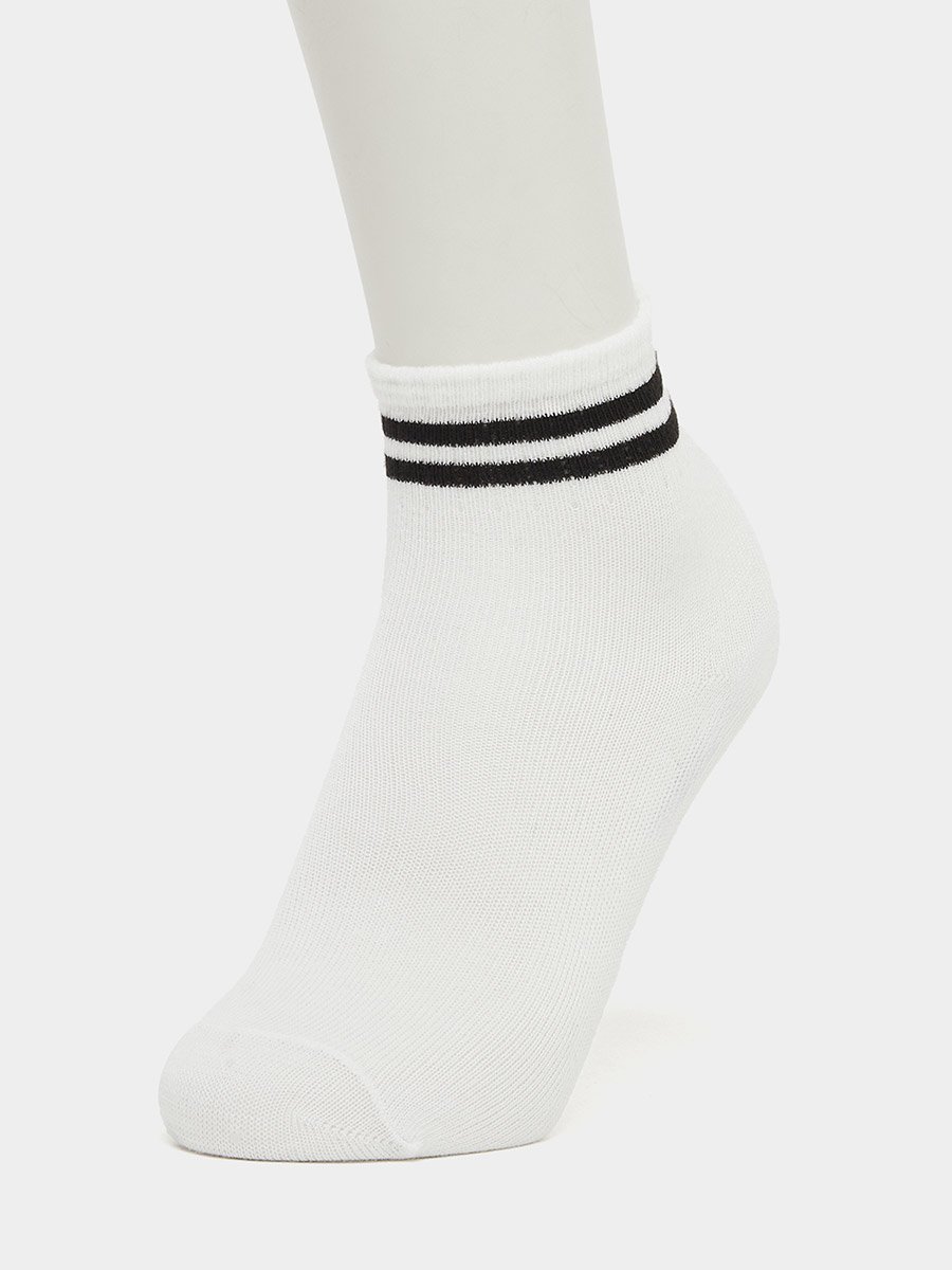 Set of 3 - Striped Crew Socks